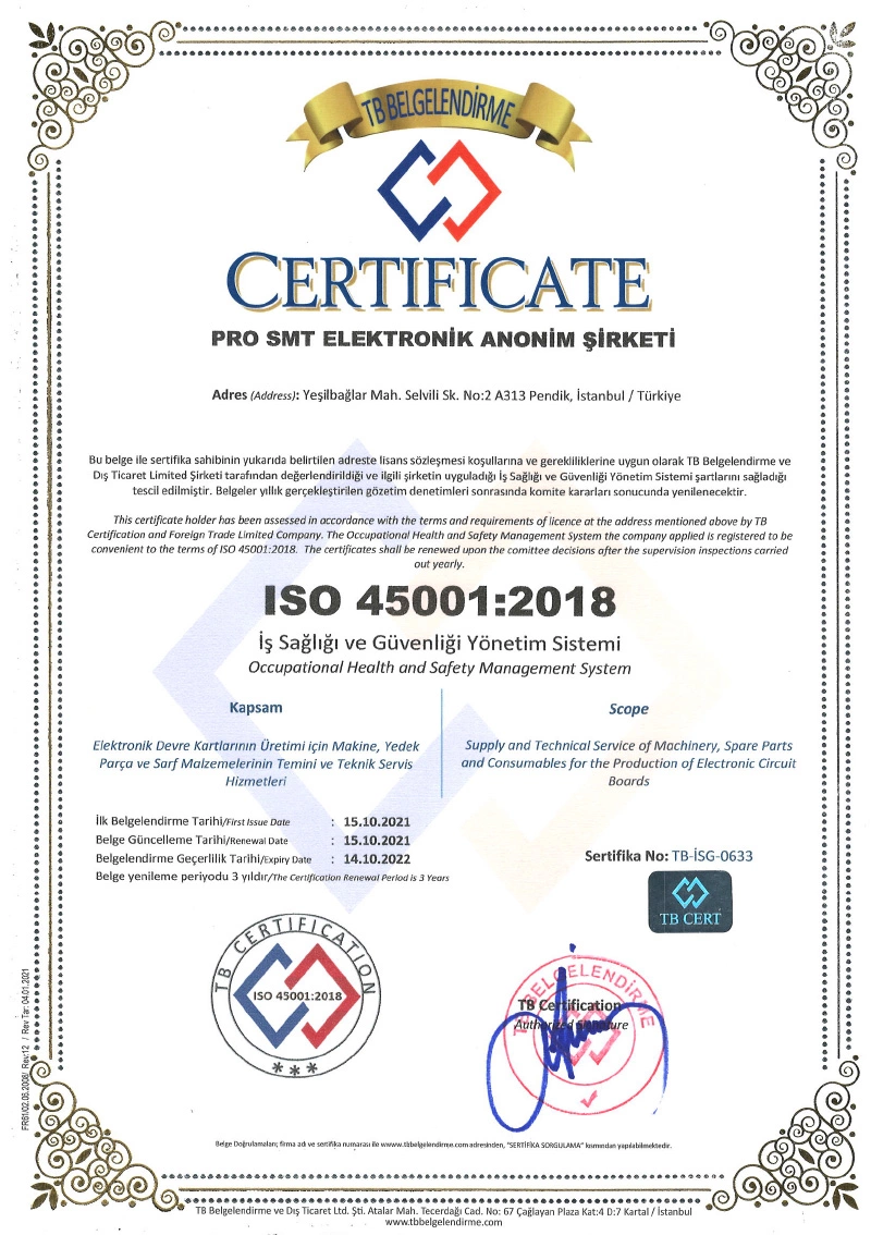 iso45001 sertifika prosmt