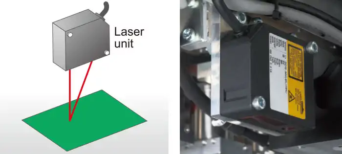 Laser mesafer ölçüm sensörü
